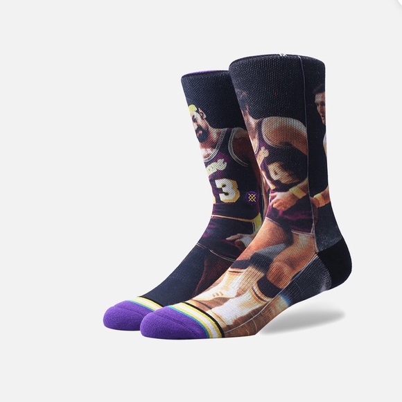 3/$20 or 4/$25 Stance NBA Chamberlain West Lakers